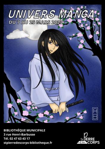 Univers manga - ateliers dessins à la bibliothèque de Saint Pierre des Corps (37)